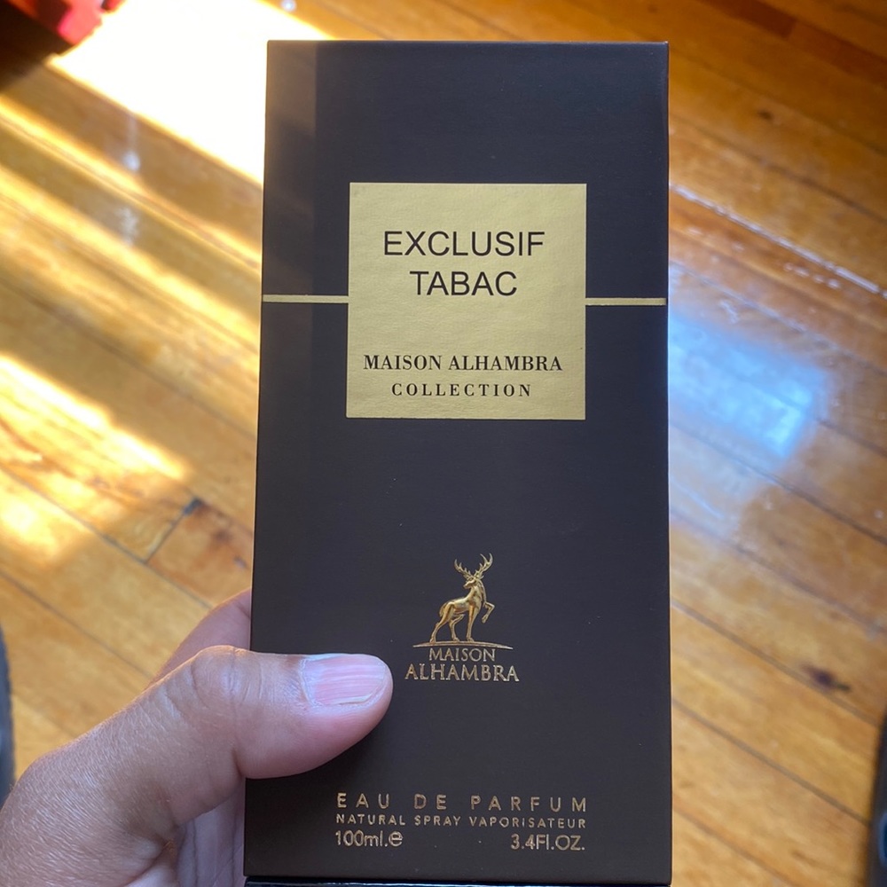 Maison Alhambra Exclusif Tabac 3.4 Fl Oz New